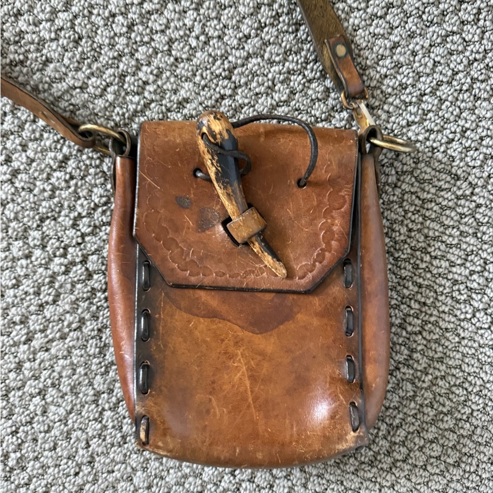 Genuine leather purse bag gorgeous hiooie boho